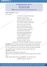 Đề thi học kì 2 Văn 9 - Đề số 7